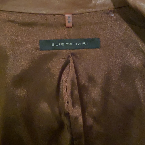 Authentic Elie Tahari Leather Jacket - Picture 7 of 8